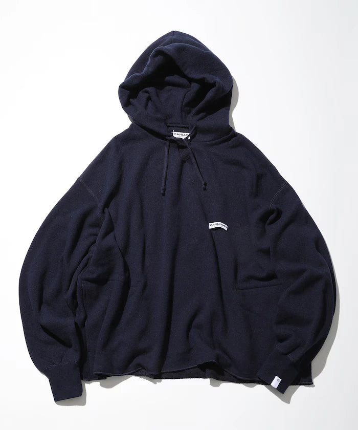 Wool Cotton Loop Back Sweat Hoodie