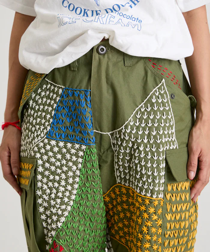 Vintage Hand-Stitched Remake Military Pants