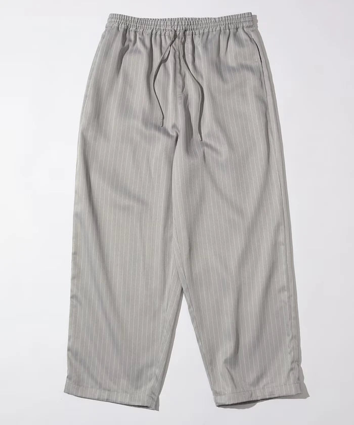 Spindle Stripe Easy Wide Pants / Compatible with Setup