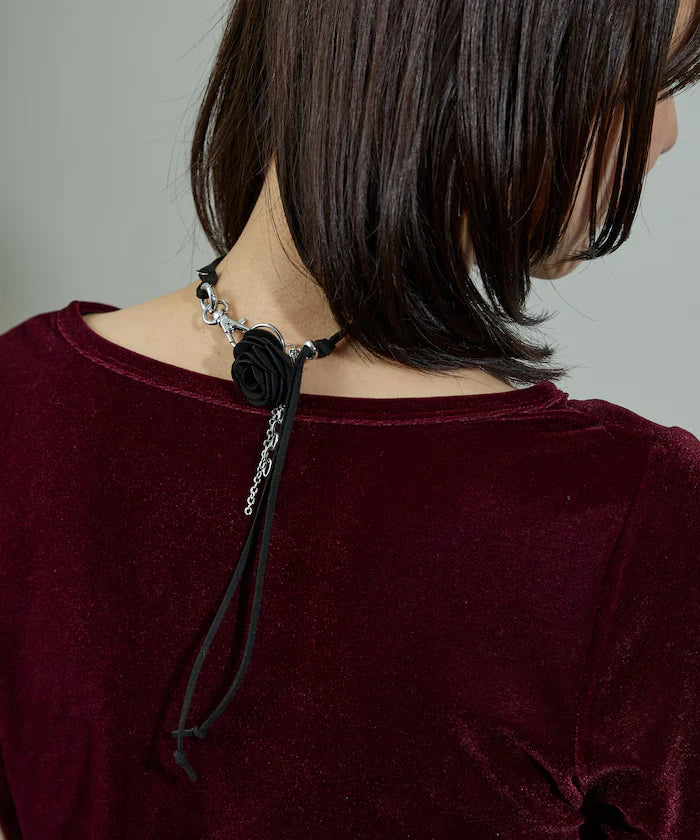 Code Flower Necklace / Flower Charm
