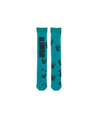 SKULL Sheer High Socks