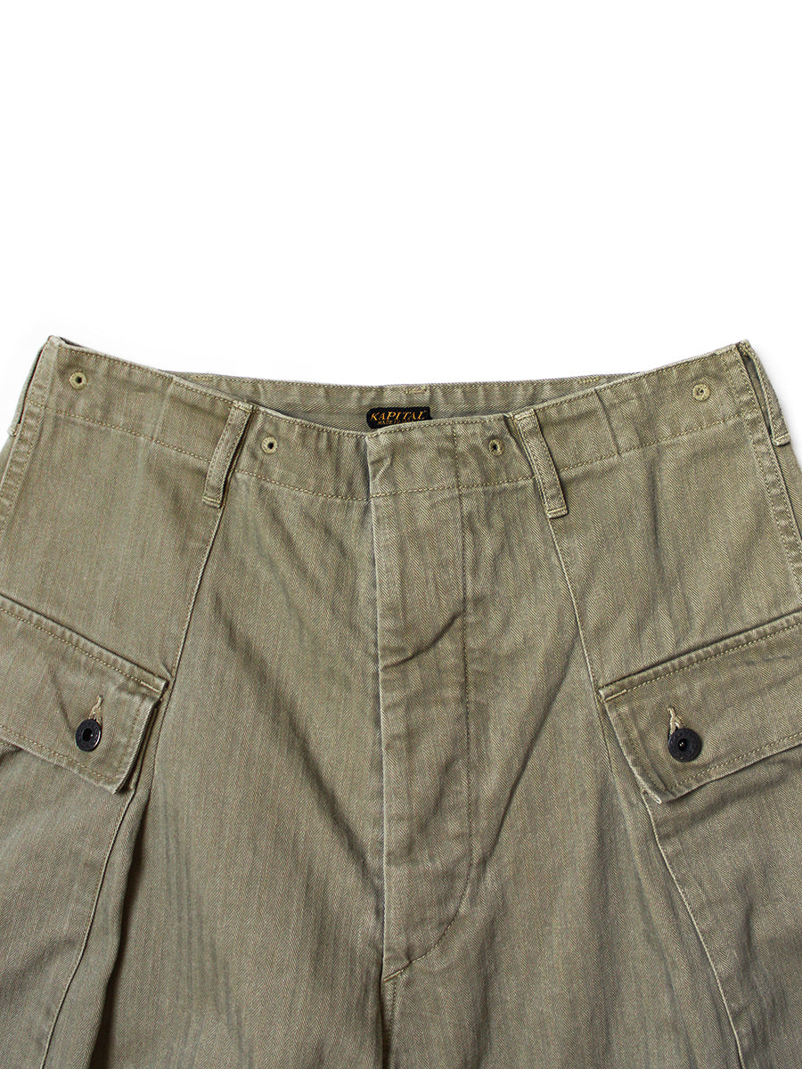Herringbone Jumbo Monkey Pants