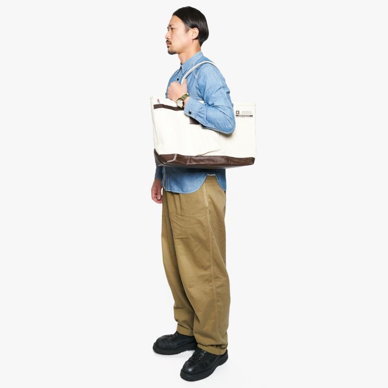 ALBERTON CANVAS TOTE sizeS/ORANGE