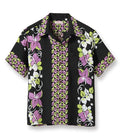 RAYON HAWAIIAN SHIRT “POLYNESIAN BORDER”