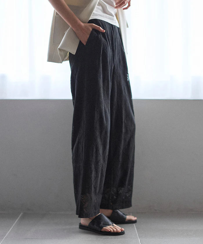 Panel Lace Easy Pants / Compatible with Setup - February 12, 12:00 Release