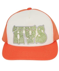 HYPNOTIZED LOGO Rhinestone Mesh Cap
