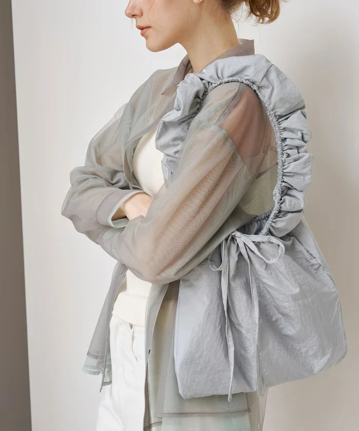 Crash Satin Frill Tote