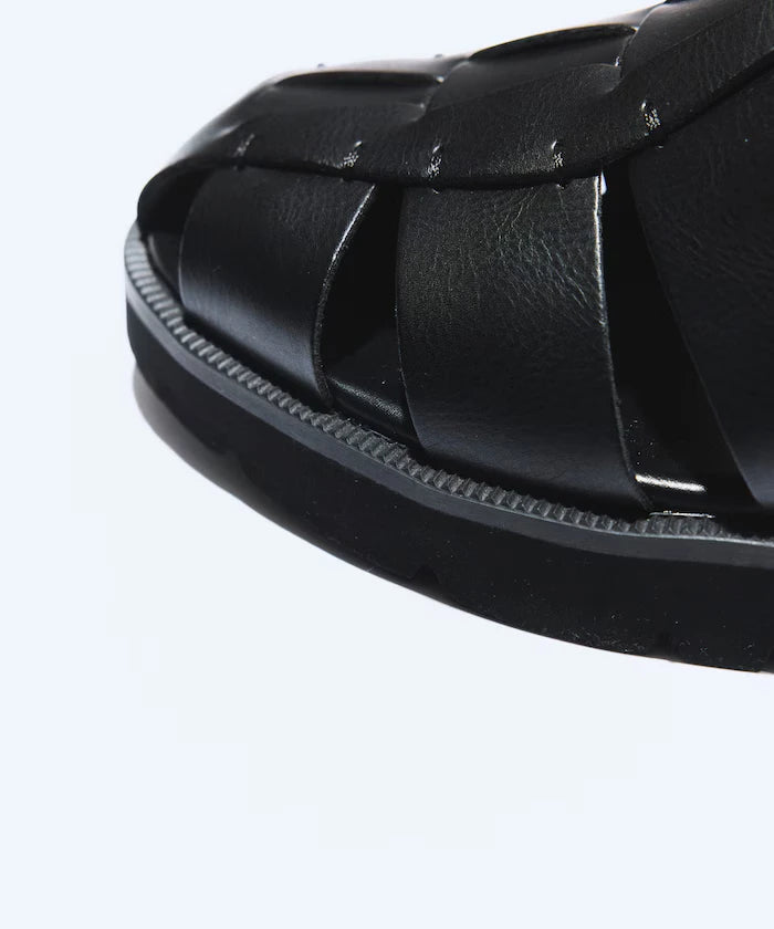 Rain And Shine Leatherette Gurkha Sandals