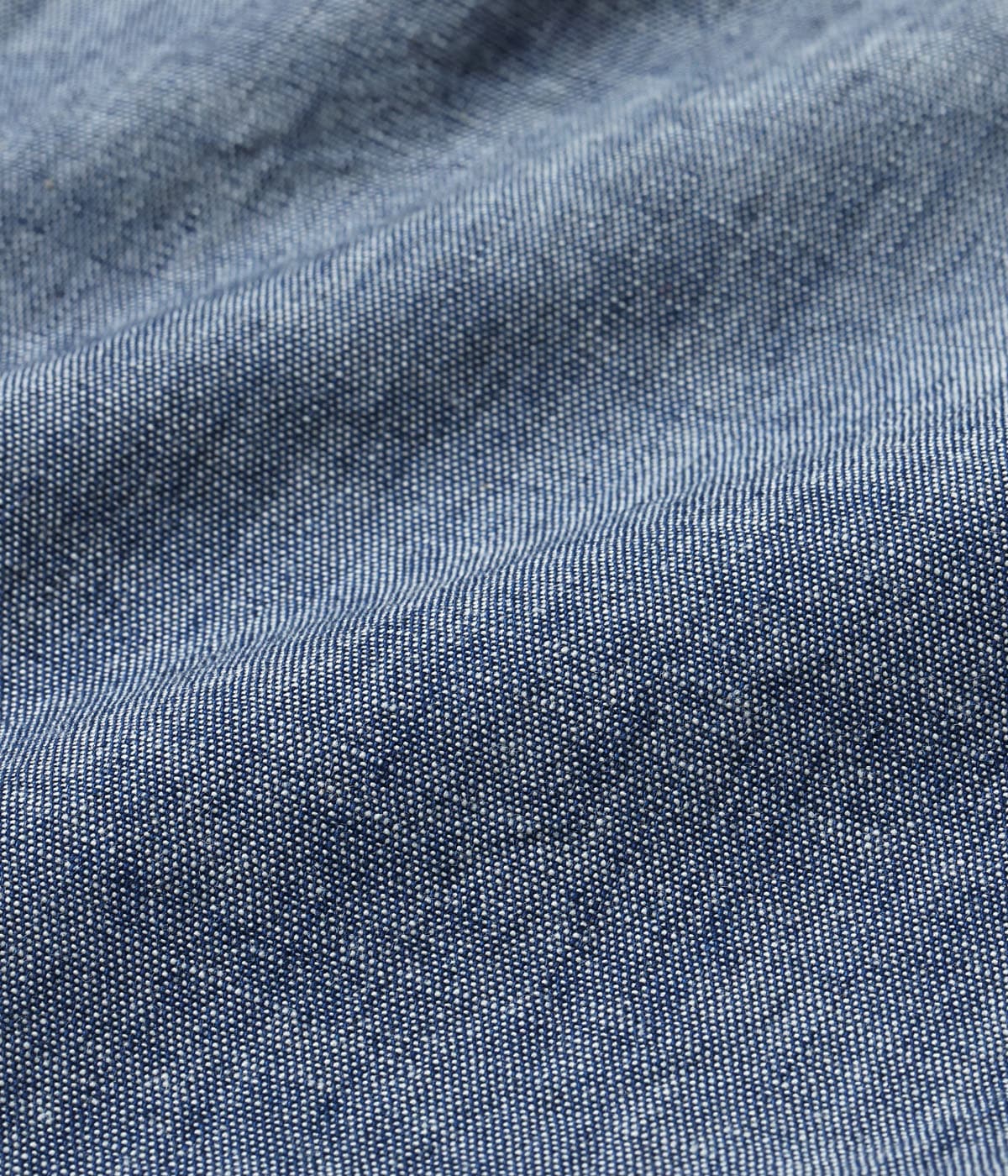 Chambray Work Shirt with Chain Embroidered