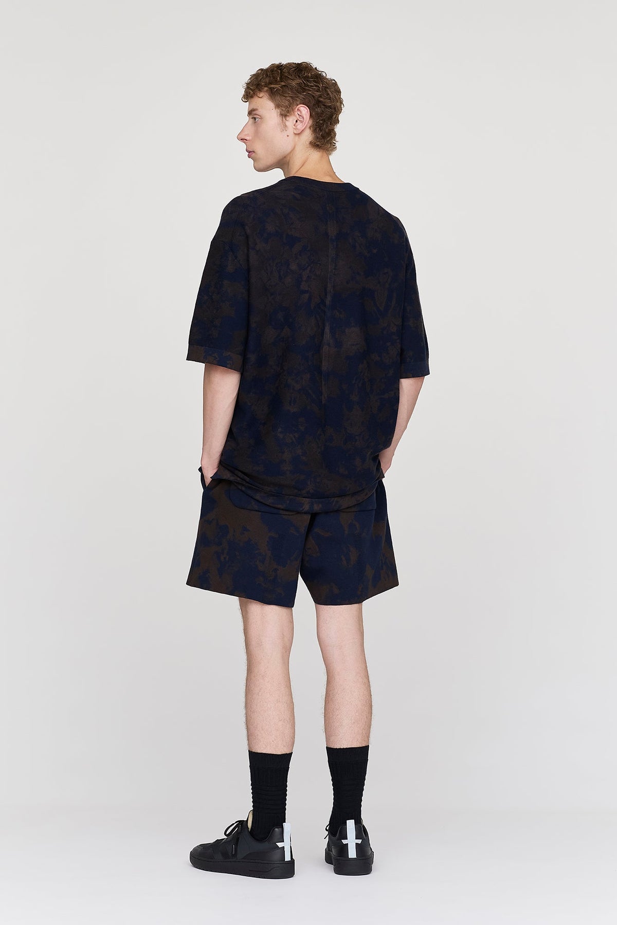 DYEING SHORT SLEEVE TEE SHIRT