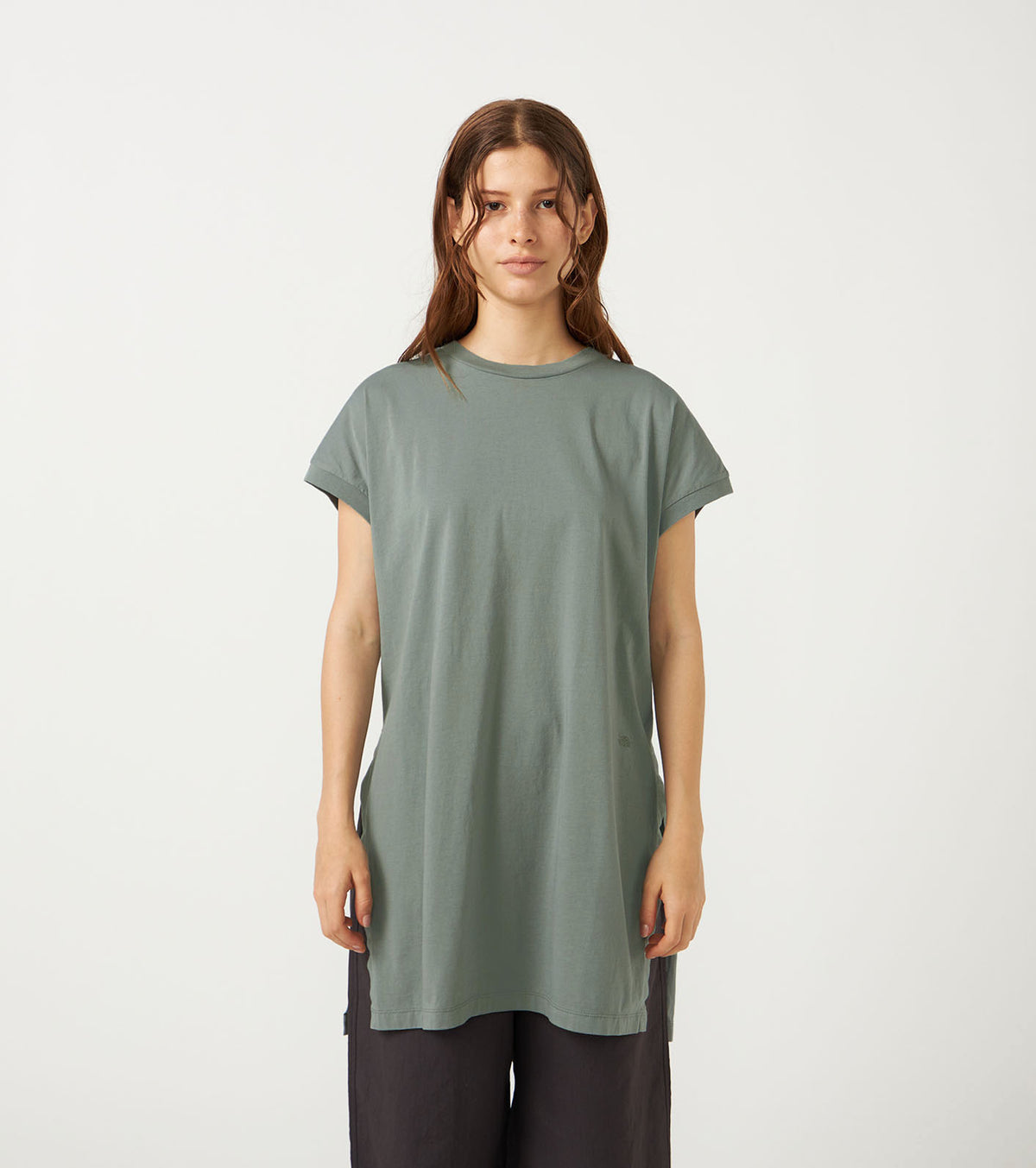 Garment Dyed Field Belted Dress