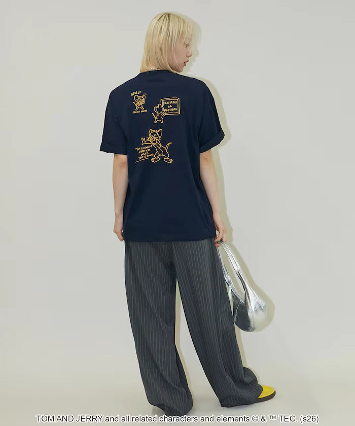 <Functional Material> TOM AND JERRY Graphic T-Shirt Limited Edition
