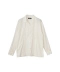 SKULL STRAP Embroidered Cuban Shirt