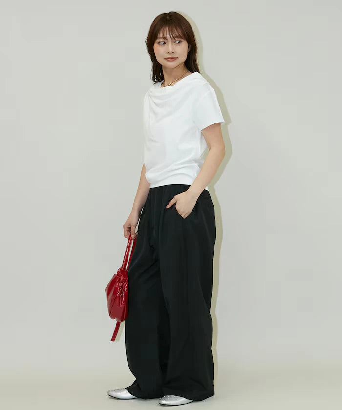 Color Tuck Slacks Pants Limited Release