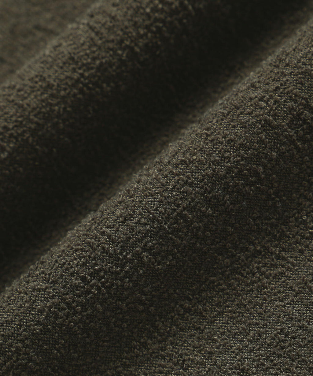 PE warm pile crew neck