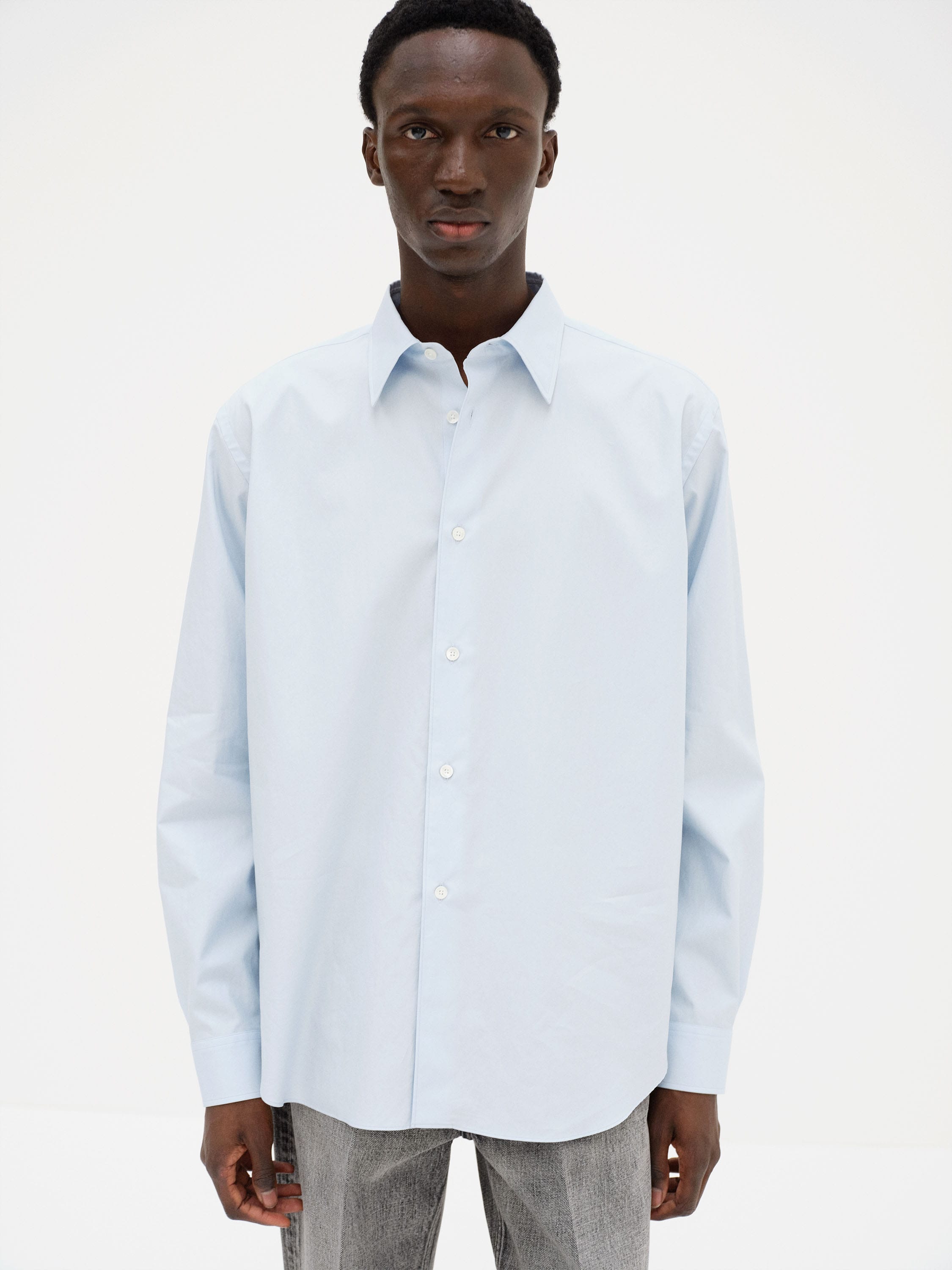WASHED FINX TWILL SHIRT