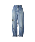 Resize Denim Straight Pants