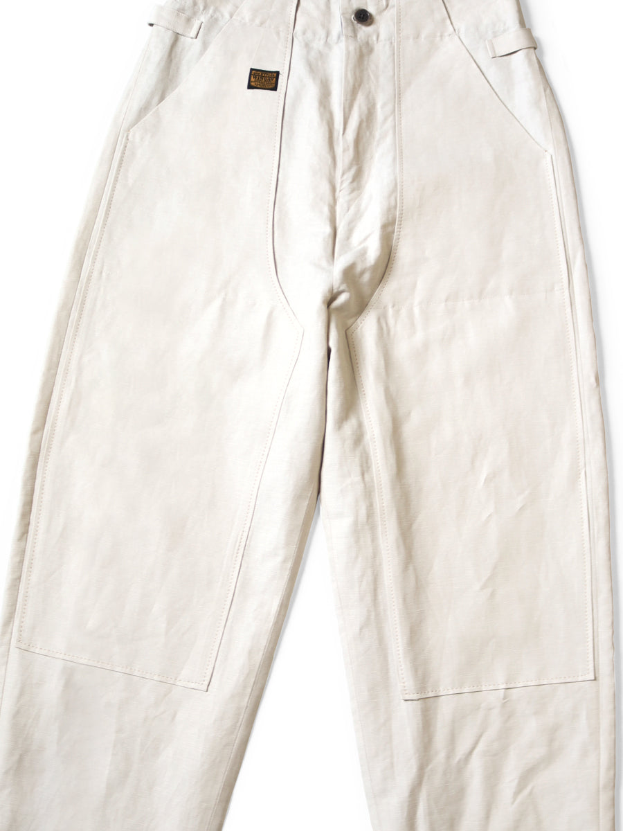 Cotton Linen Herringbone Lumber Suit Pants