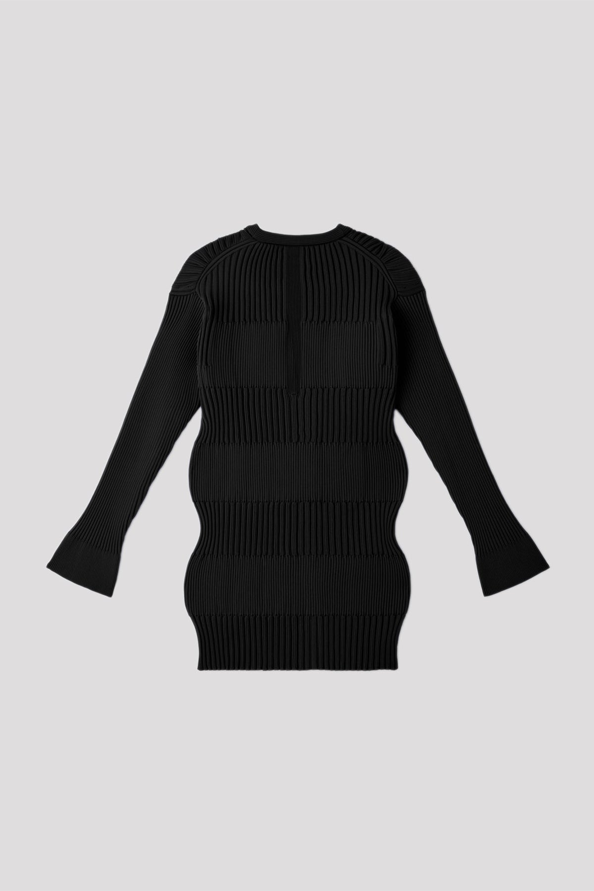 FLUTED LONG CARDIGAN