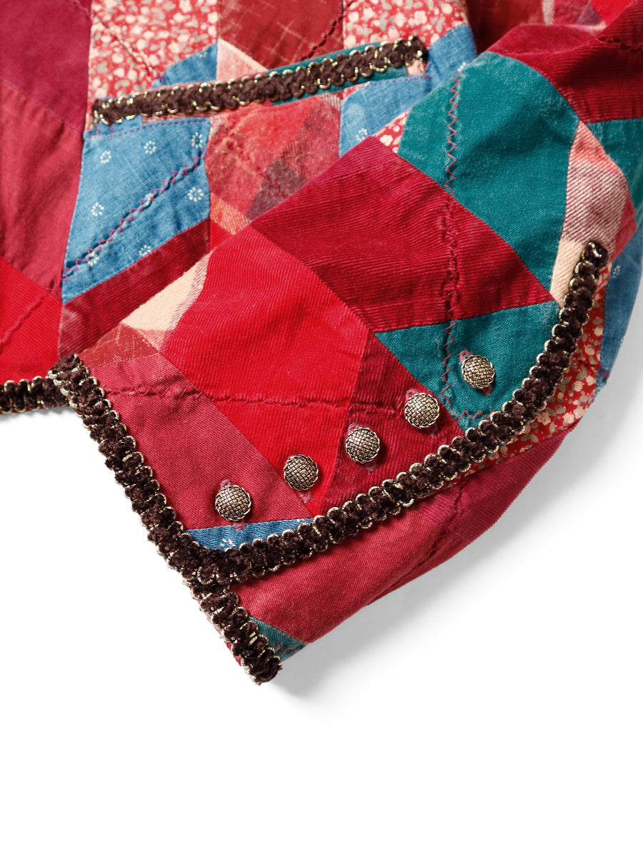 YABANE Quilt Patchwork Chateau Bolero