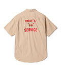 COKE STRIPE WORK SHIRT with CHAIN EMBROIDERED