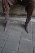 SLIM SUEDE BOOTS