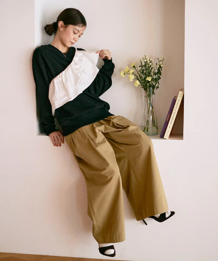 Organic Cotton Multiway Color Sweat / French Terry Sweat / Set Item