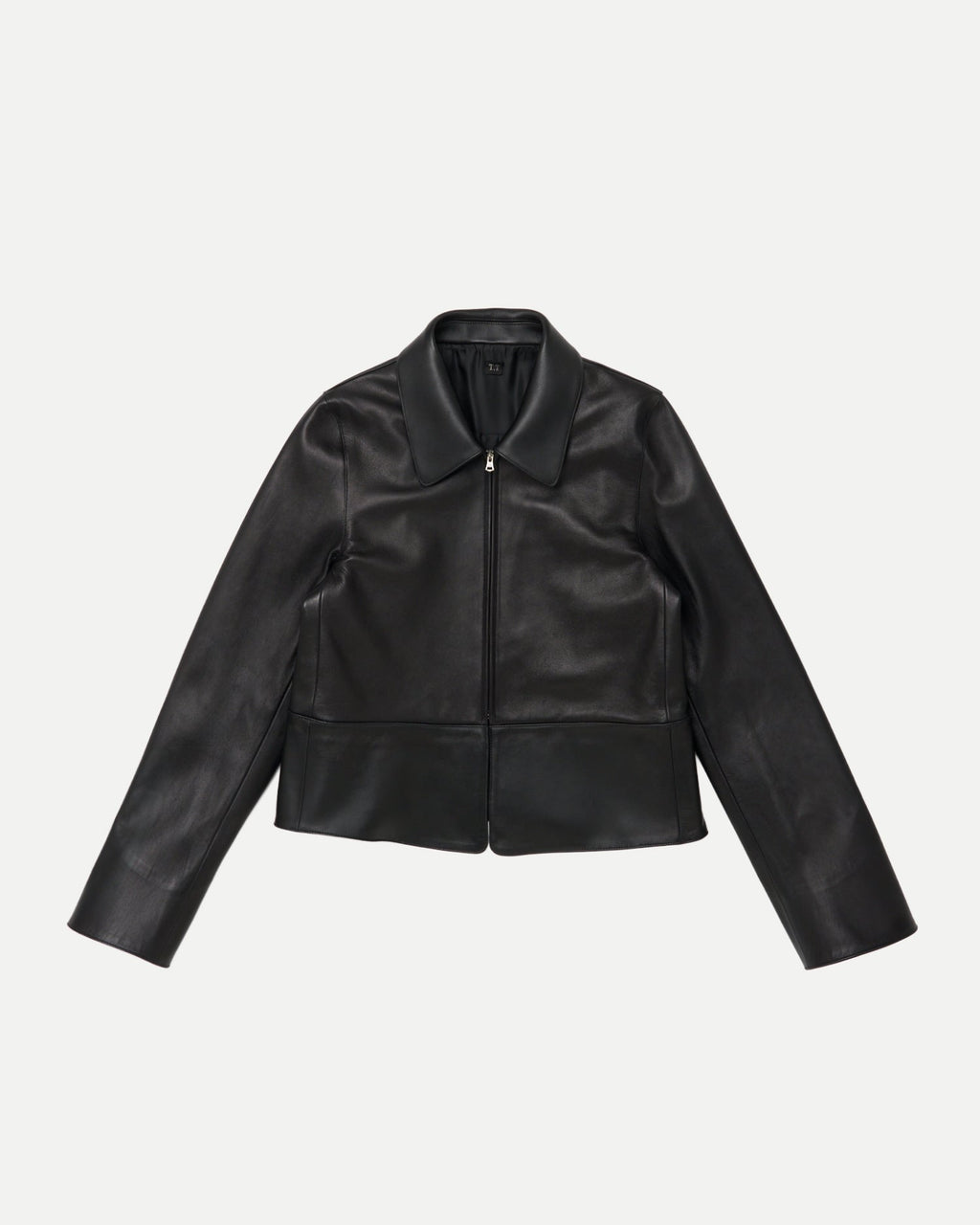 ZIP UP LEATHER JACKET