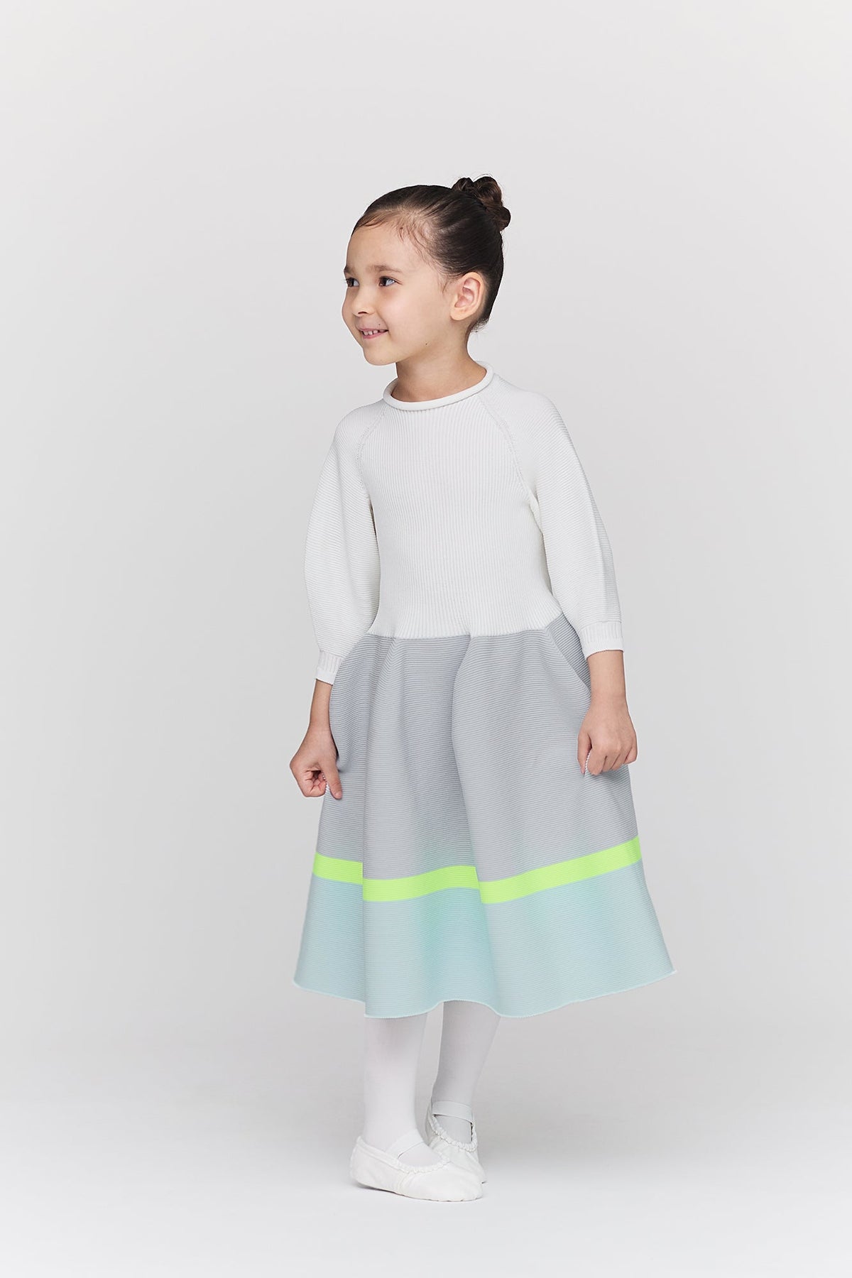 POTTERY KID PUFF SLEEVE DRESS