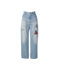 HYS Logo Straight Denim Pants