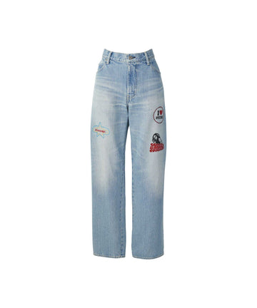 HYS Logo Straight Denim Pants