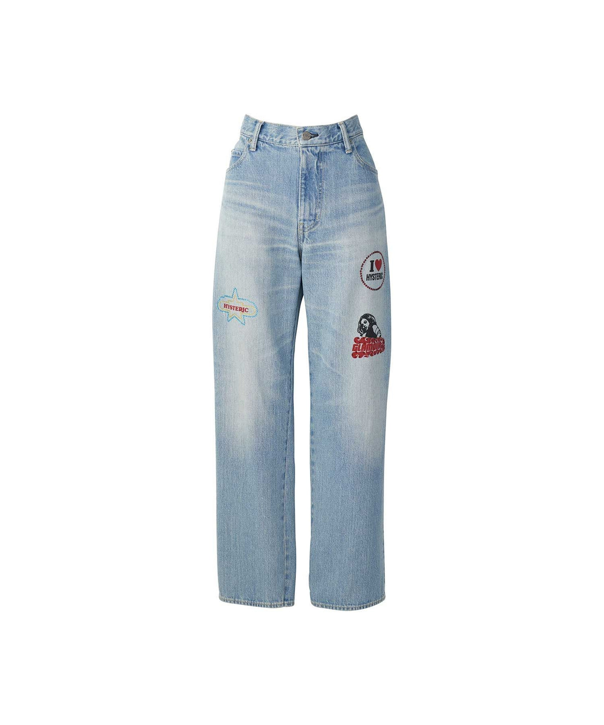 HYS Logo Straight Denim Pants