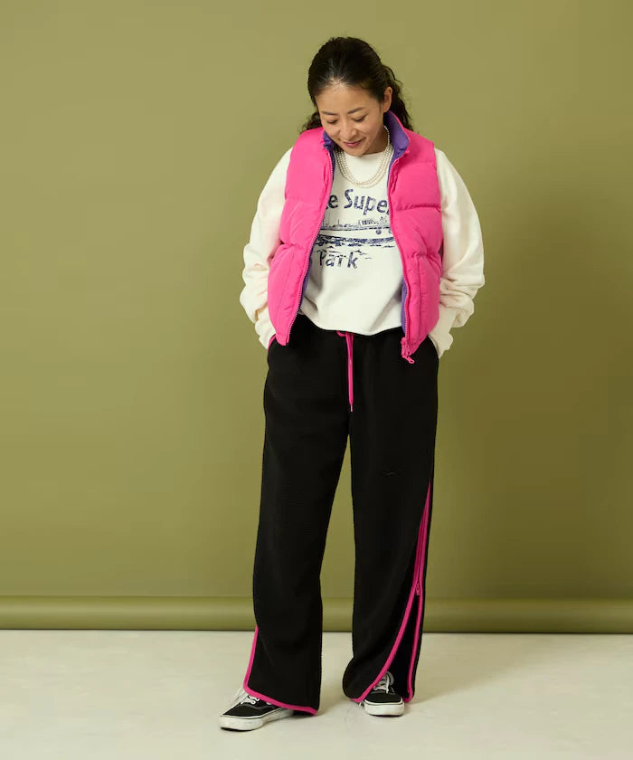 Side Zipper Fleece Pants