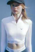 CLANE&times;MIZUNO HALF ZIP LONG SLEEVE TOPS