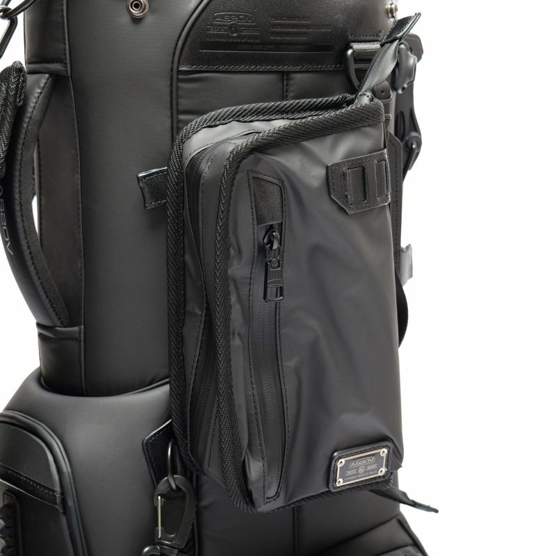 NYLON POLYCA CADDY BAG BLACK