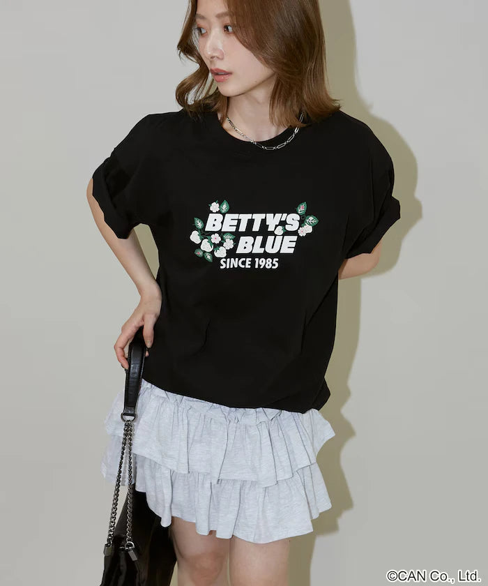 BETTY'S BLUE Flock Logo T-Shirt Limited Edition