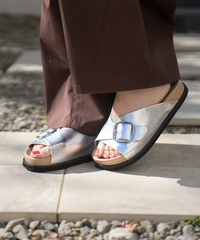 Buckle Flat Sandals