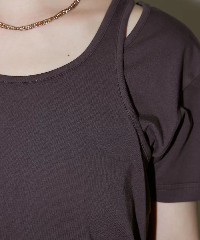 <Set Item> Tank Top Layered T-Shirt Limited Edition
