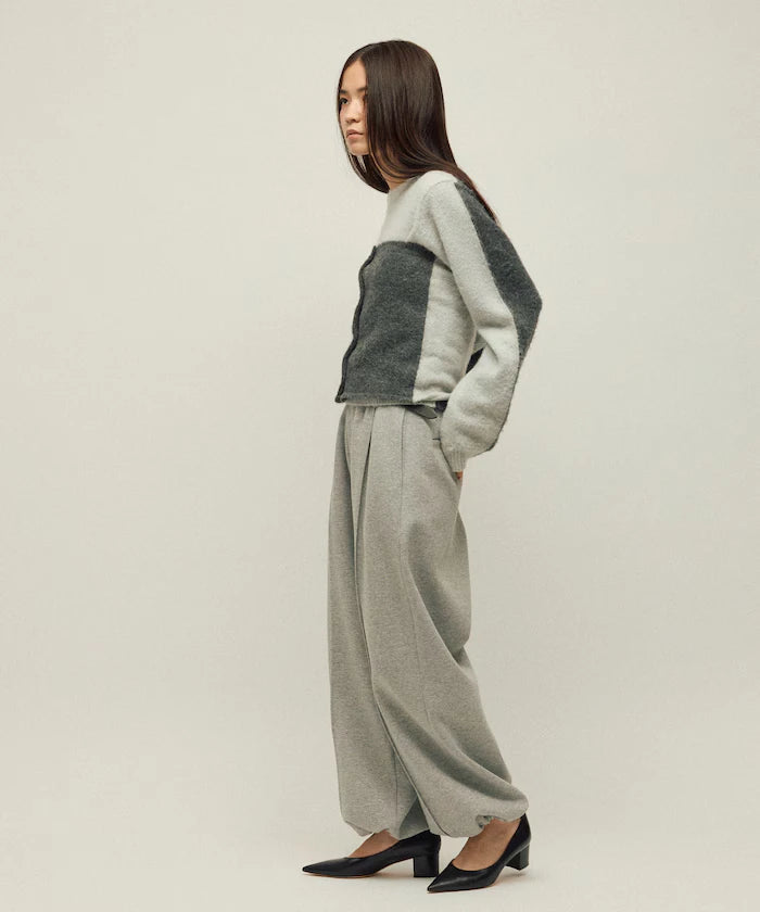 Alpaca Blend Bicolor Knit Vest
