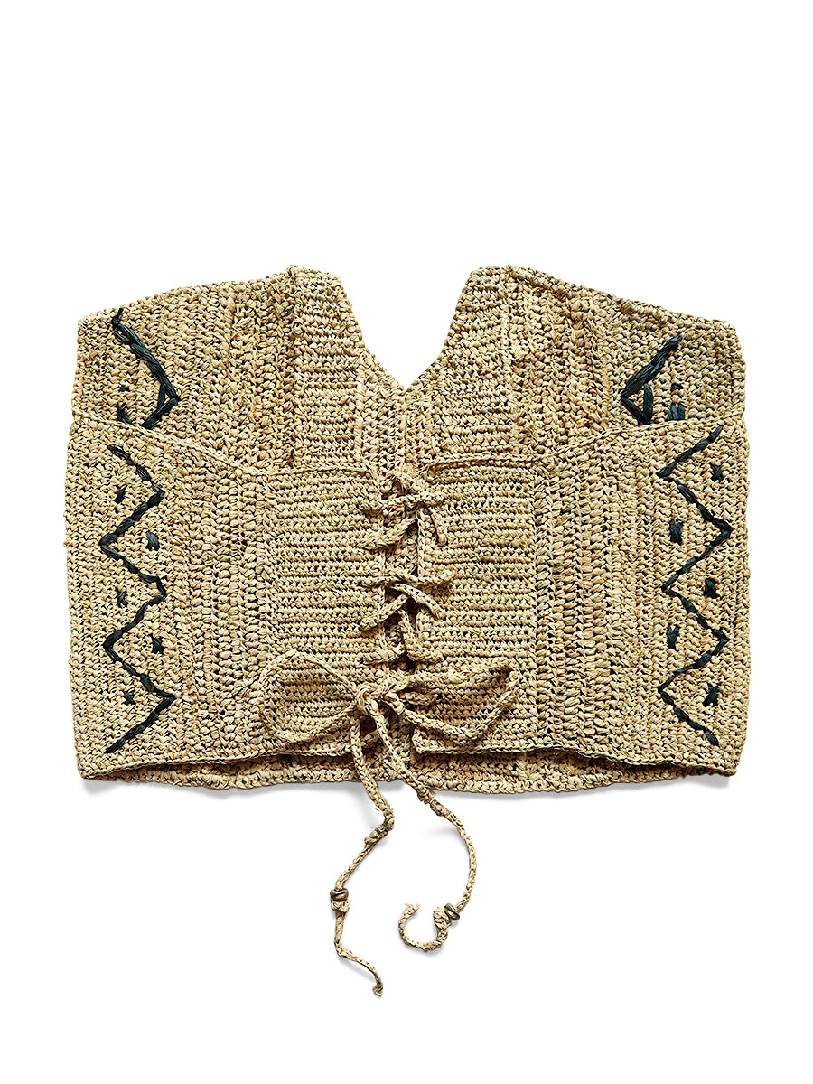Raffia Basket Corset