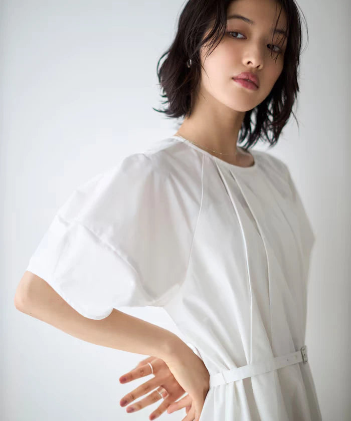 Balloon Sleeve 2WAY Dress / 5 Minute Sleeve