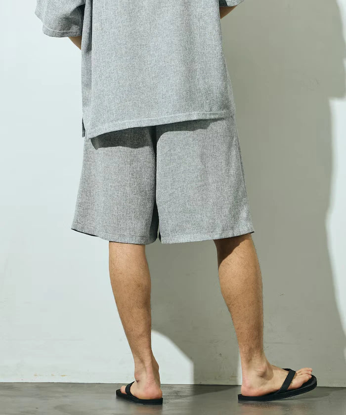Summer Tweed Easy Wide Shorts / Compatible with Setup