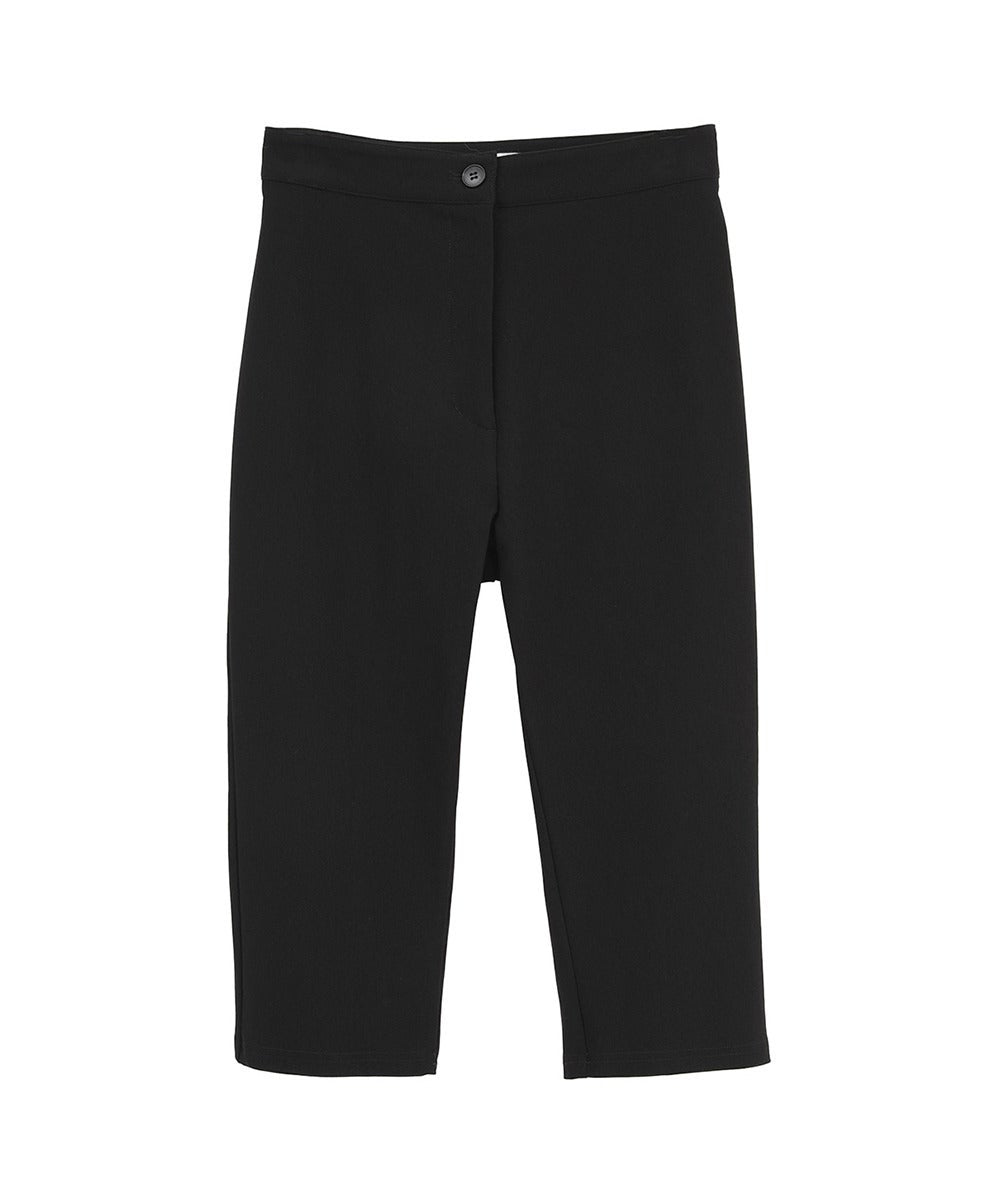 STRETCH RIB CAPRI PANTS