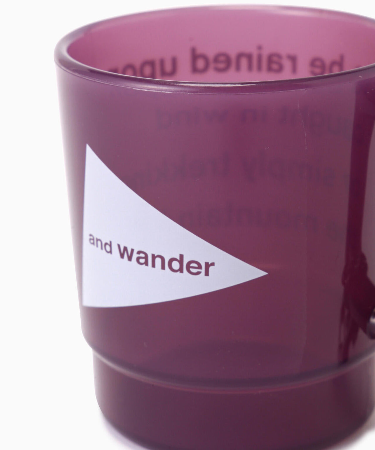 and wander logo PP mug