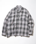 Magazine Pocket Open Collar Shirt(Ombre)
