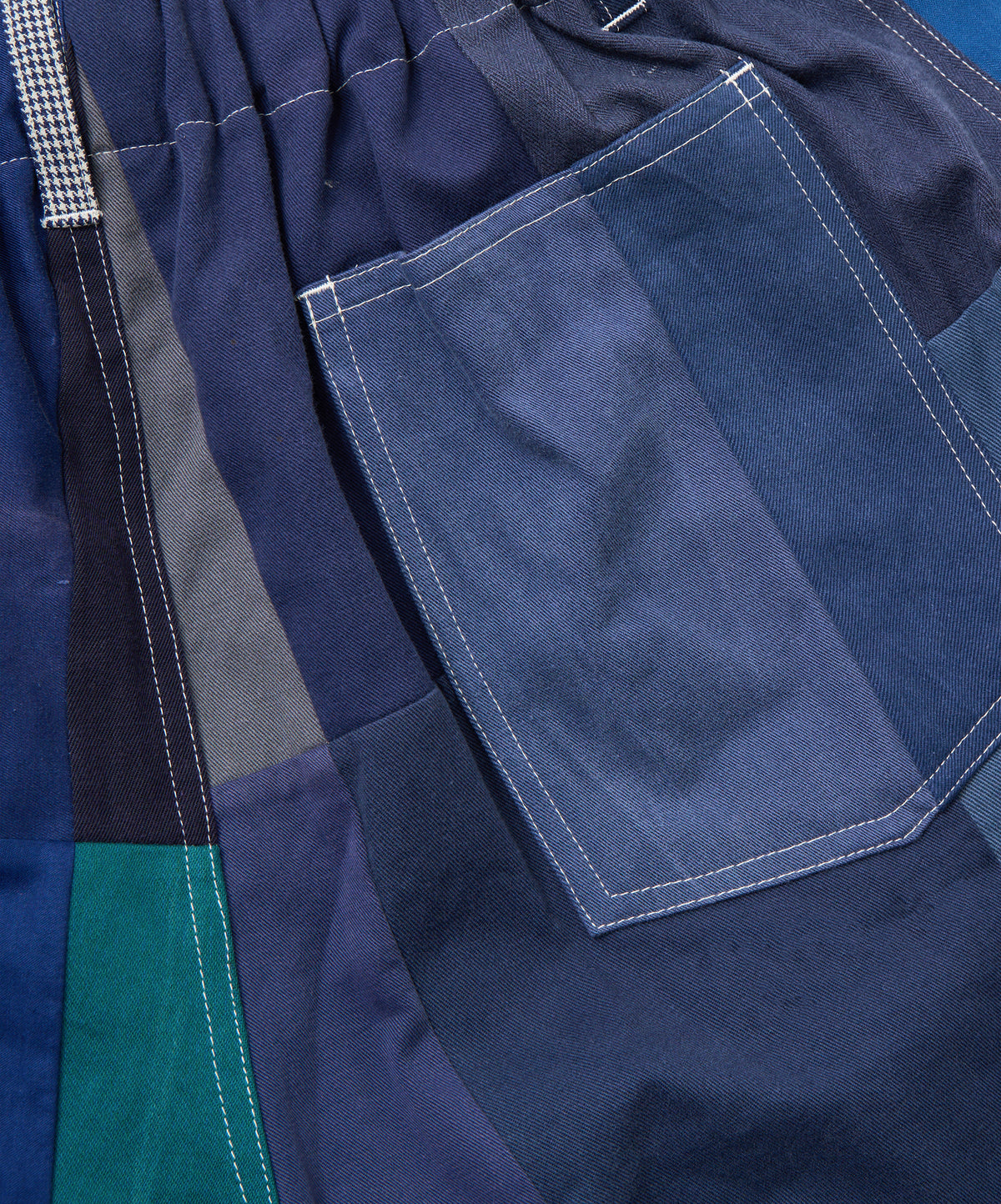 circular shorts bleu de travail one