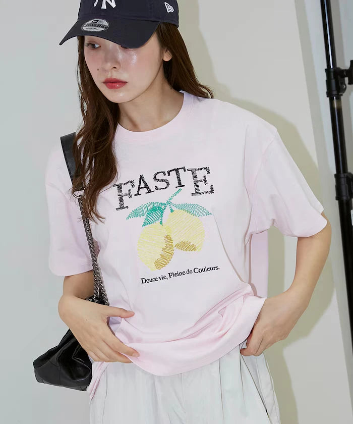 Lemon Embroidery T-shirt Limited Edition