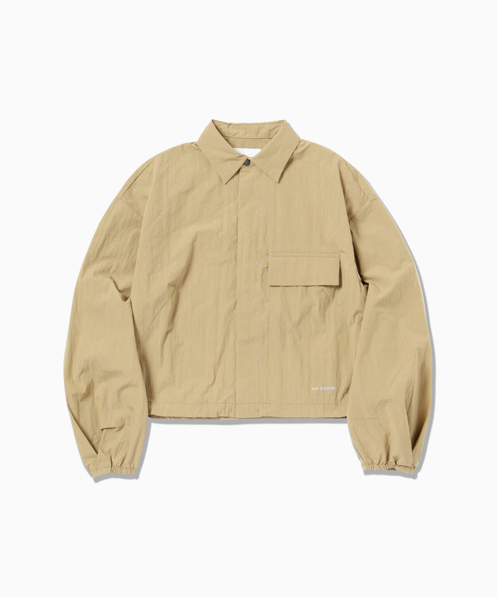tuck shirt jacket (W)