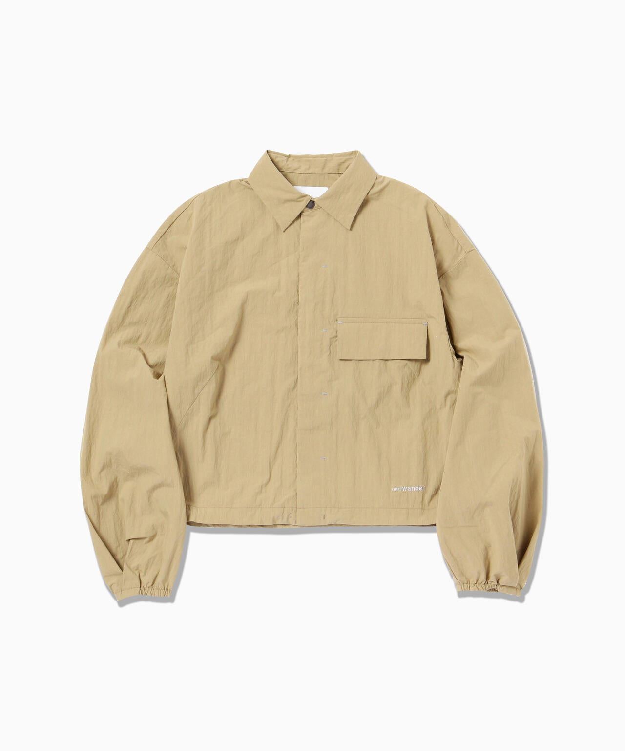 tuck shirt jacket (W)