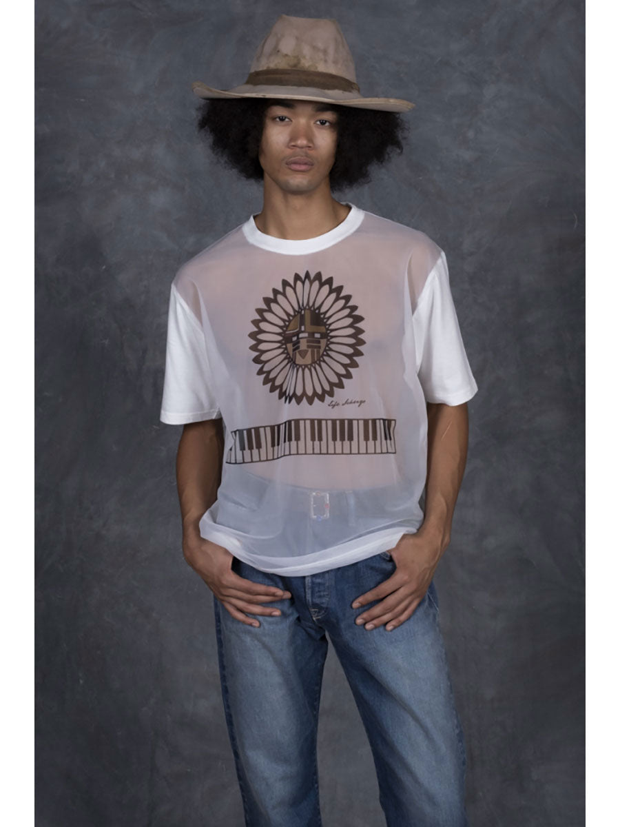 Sheer Jersey × 20/- Jersey Crew T (Piano & Sun Fa...